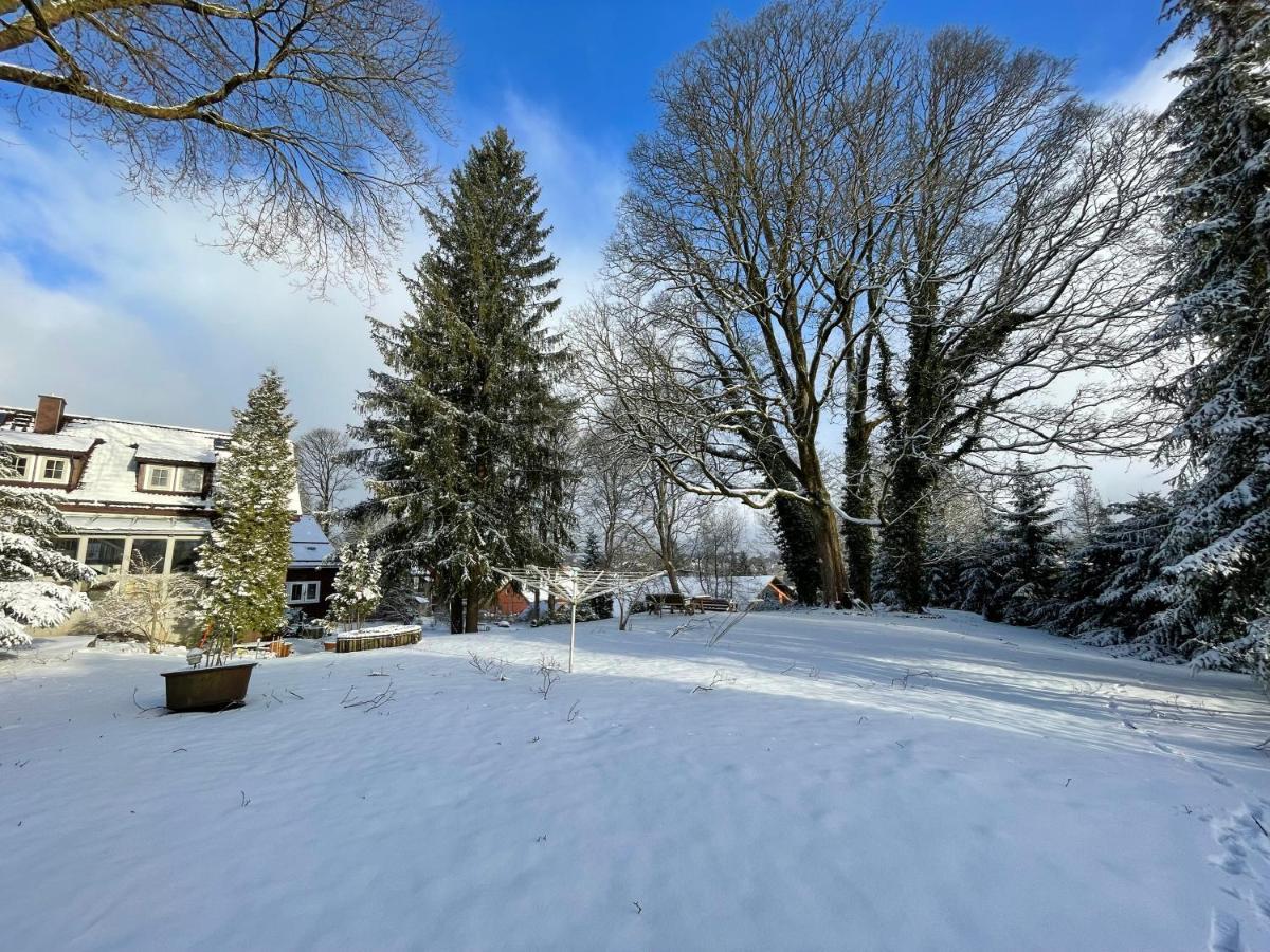 Liebevoll Eingerichtetes Ferienhaus Mit Grossem Garten Clausthal-Zellerfeld Exterior photo